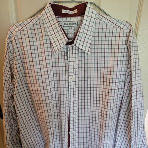 Paul Fredericks dress shirts, in sizes 18 sleeve 33.